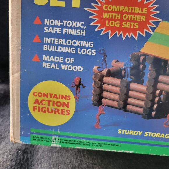 Frontier Building Set, 300 pieces,in orig box, vt 1987, Ages 4+, by Toys-N-Thin - Picture 9 of 13